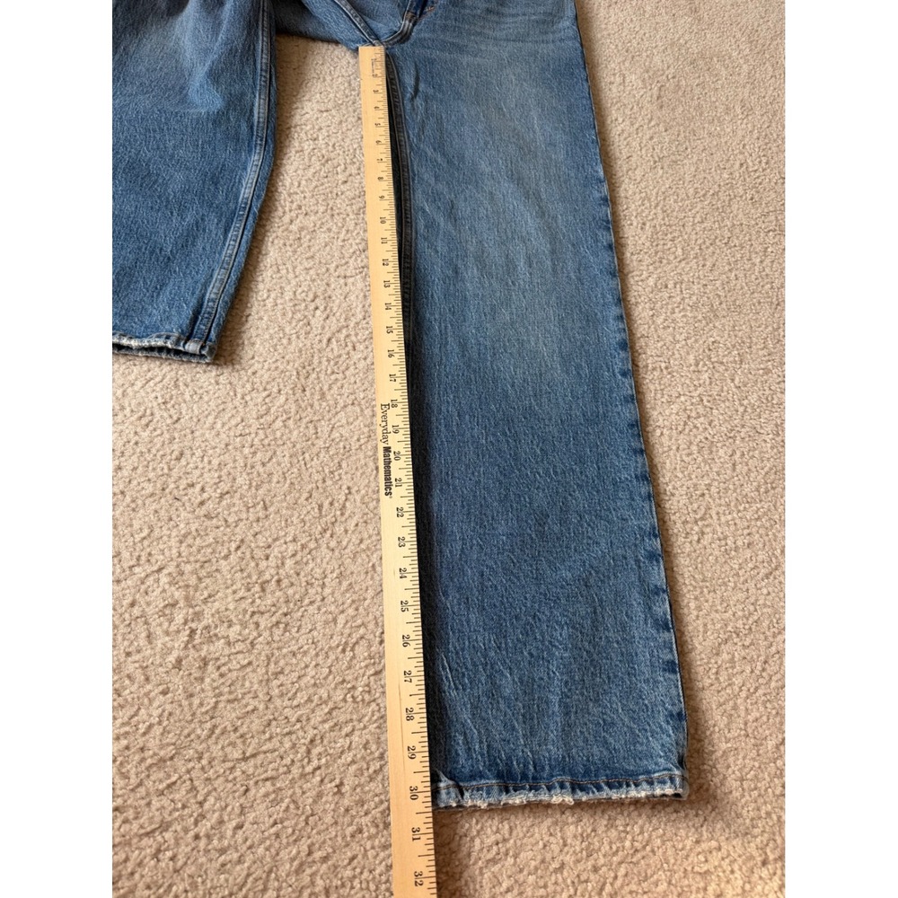 Abercrombie & Fitch Jeans Relaxed 90s High Rise NEW Blue 26 - Picture 7 of 11